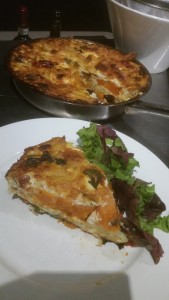 Goat Cheese and Sweet Potato Frittata